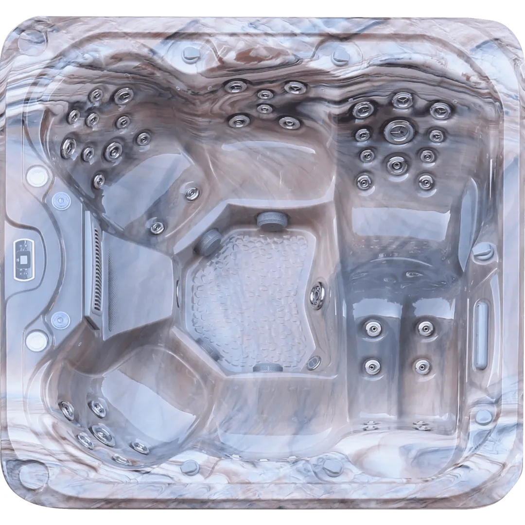 Jacuzzi exterior - Jacuzzi exterior 366 Gecko, Cappucino, 5 persoane, acril antibacterian