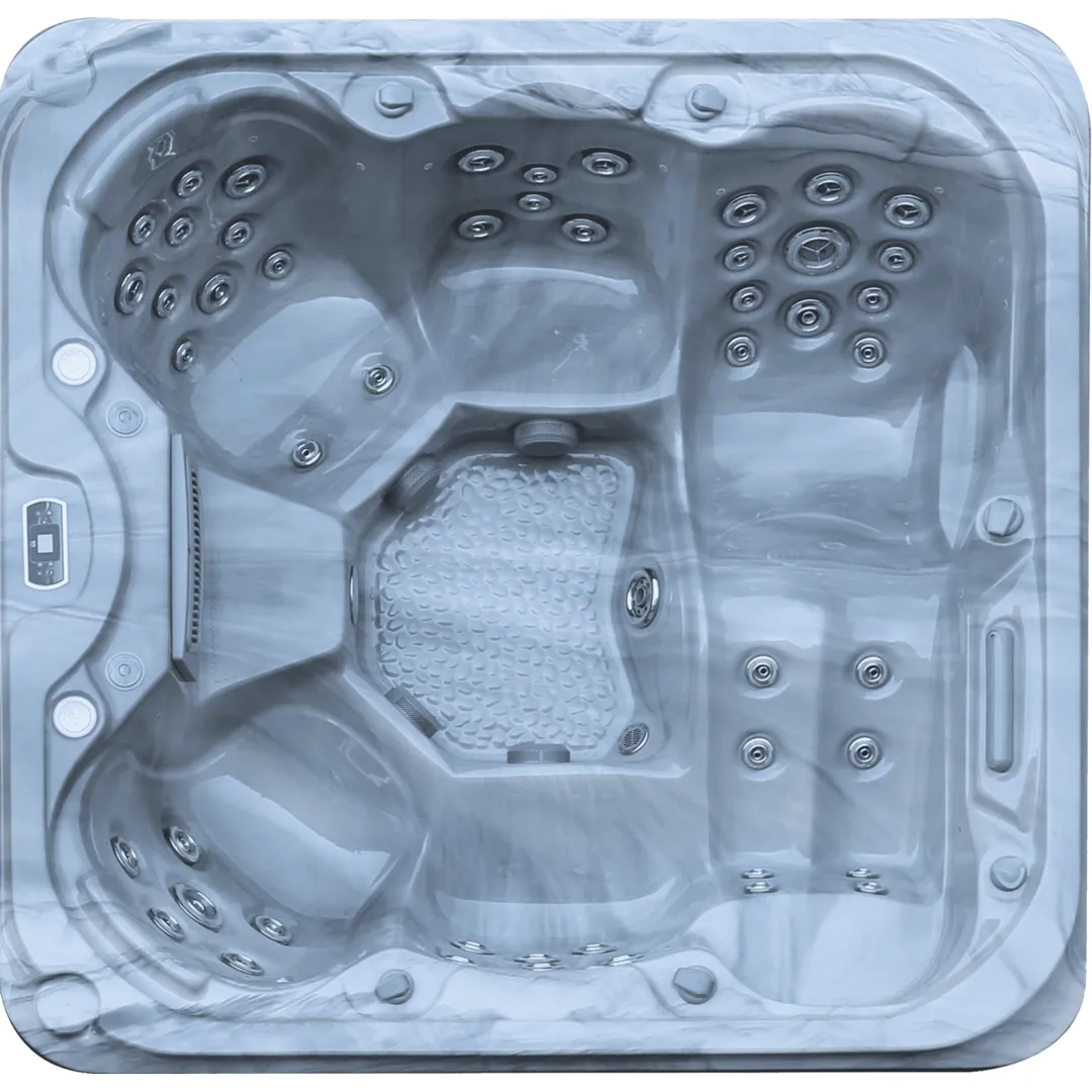 Jacuzzi exterior - Jacuzzi exterior 366 Gecko, Storm Grey, 5 persoane, acril antibacterian