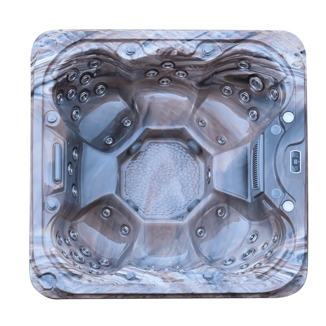 Jacuzzi exterior - Jacuzzi exterior 377 Gecko, Cappuccino, 7 persoane, acril antibacterian