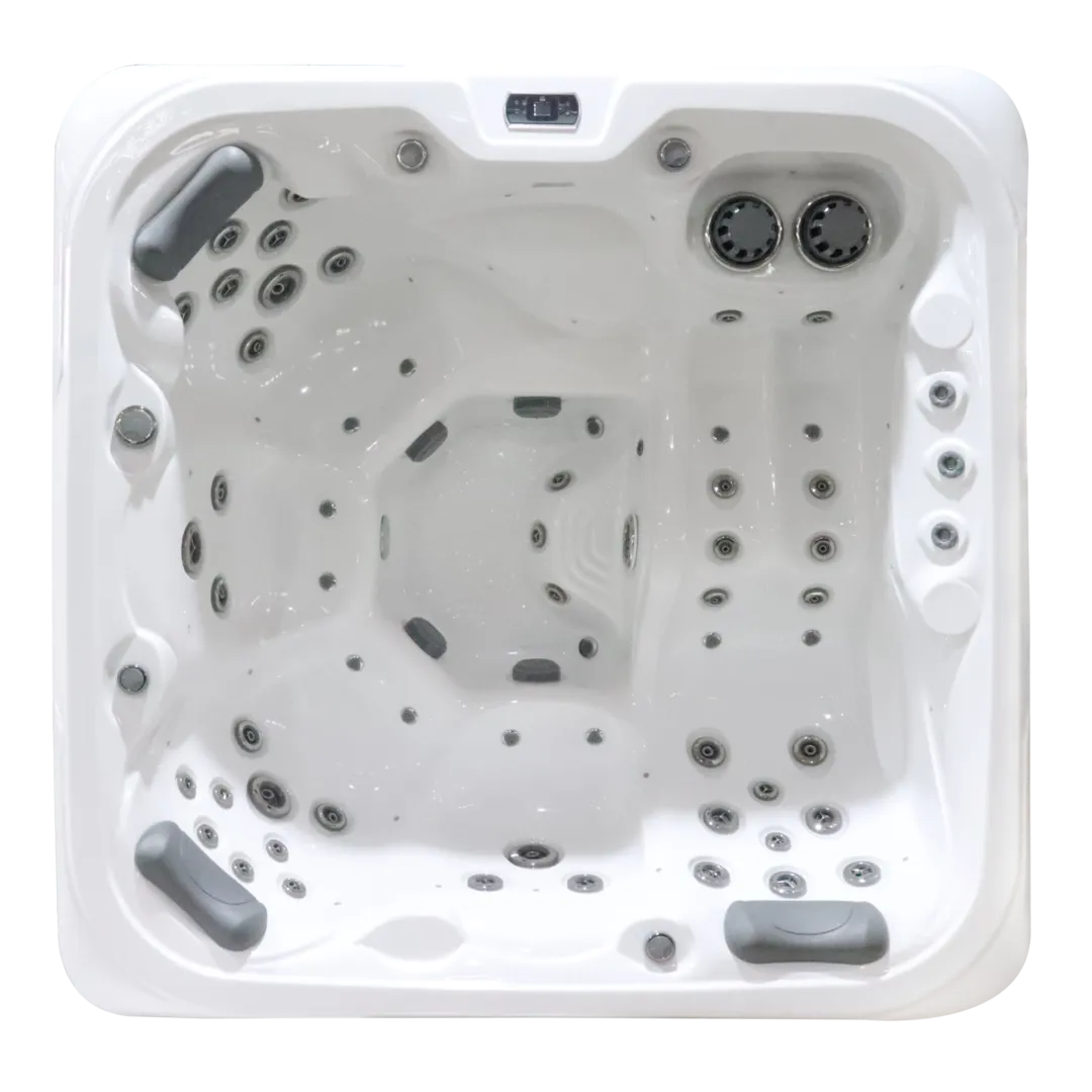 Jacuzzi exterior - Jacuzzi exterior 640 Gecko, Bianco, 5 persoane, acril antibacterian