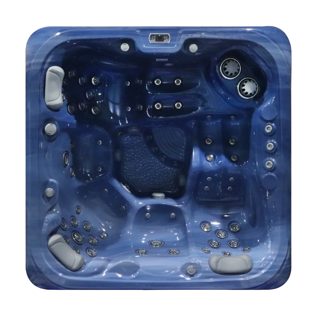 Jacuzzi exterior - Jacuzzi exterior 641 Gecko, Blue Ocean, 5 persoane, acril antibacterian