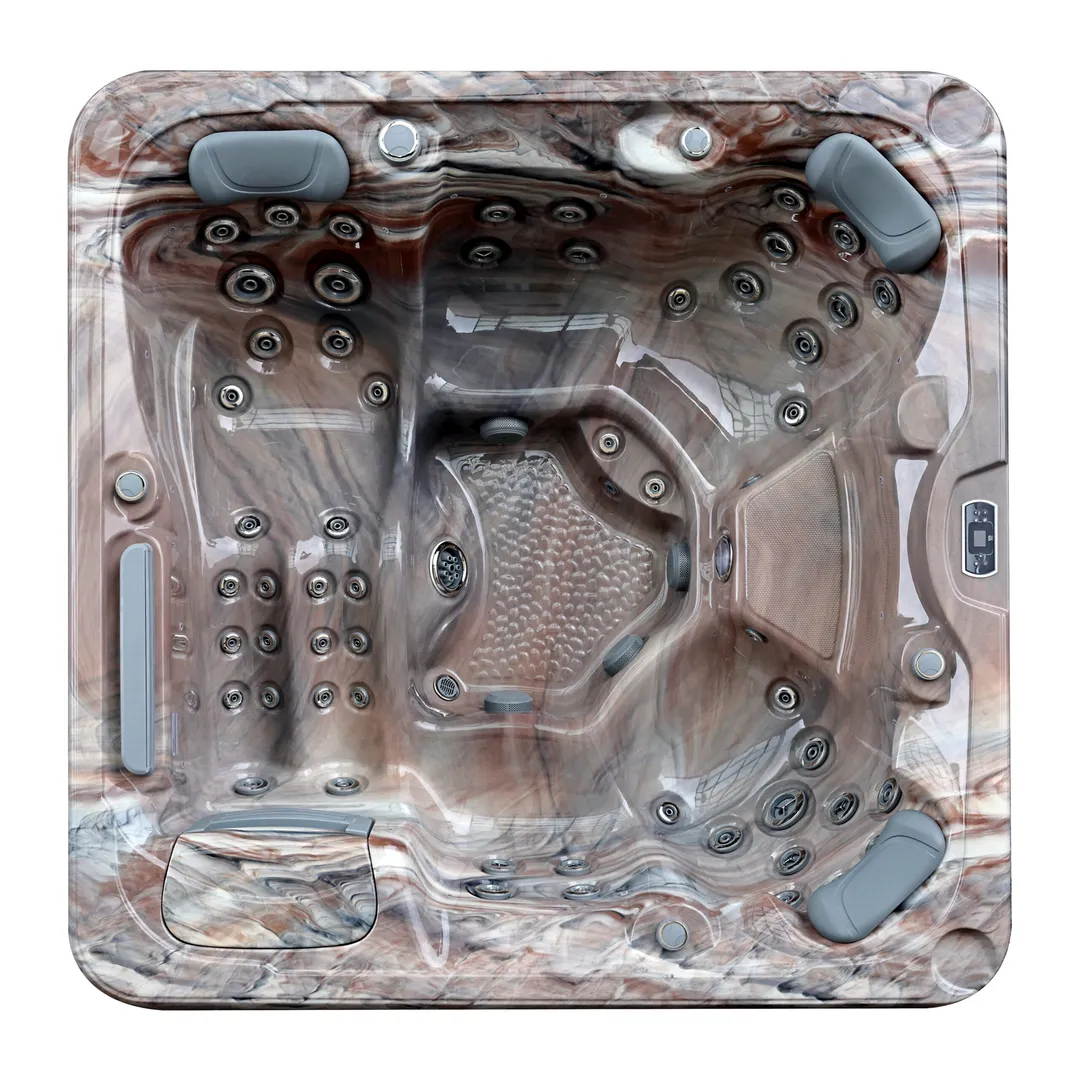 Jacuzzi exterior - Jacuzzi exterior 642 Gecko, Cappuccino, 5 persoane, acril antibacterian