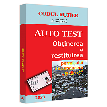 Drept/Legislație - Auto test 2023