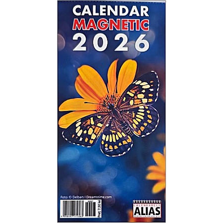 Hobby - Calendar magnetic 2026 - Fluturi