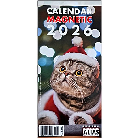 Hobby - Calendar magnetic 2026 - Pisici