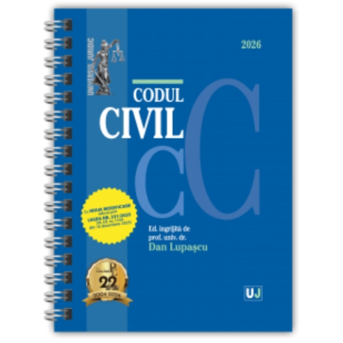 Drept/Legislație - Codul Civil (ed. spiralată) - ianuarie 2026