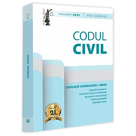 Cărți - Codul Civil. Ianuarie 2025