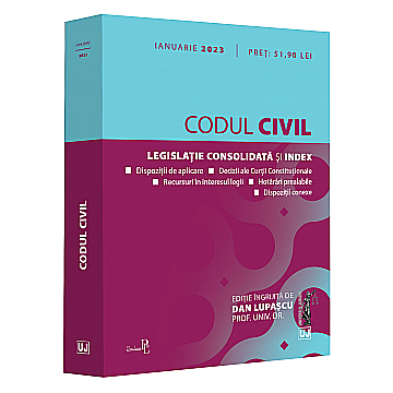 Cărți - Codul civil: ianuarie 2023. Ediția Spiralată