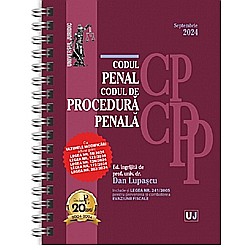 Cărți - Codul penal și Codul de procedură penală: septembrie 2024 (ediție spiralată)