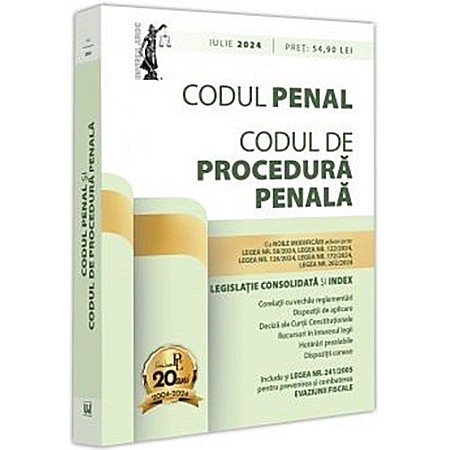 Cărți - Codul Penal și Codul de Procedură Penală: iulie 2024
