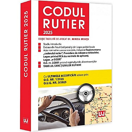 Drept/Legislație - Codul rutier 2025
