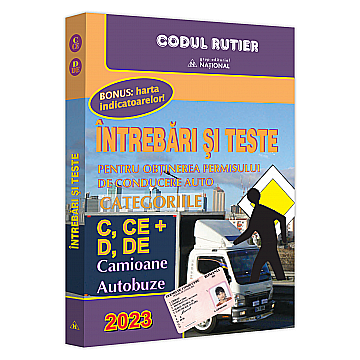 Drept/Legislație - Întrebări și teste C+D 2023