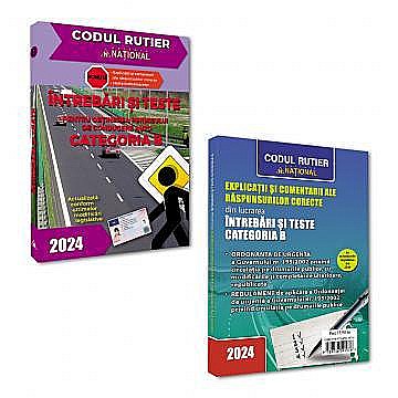 Cărți - Intrebari și teste pentru obținerea permisului de conducere auto, categoria B. 2024