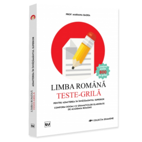 Cărți - Limba română. Teste-grilă pentru admiterea în învățământul superior
