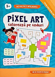 Cărți pentru copii - PIXEL ART - Colorează pe coduri