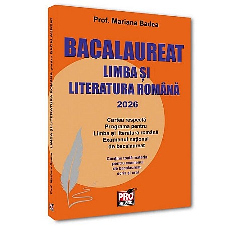 Manuale scolare/Cursuri - Limba și literatura română pentru Bacalaureat 2026