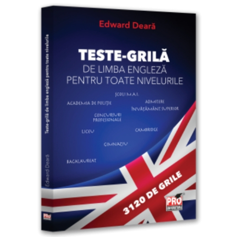 Cărți - Teste-grilă de limba engleză pentru toate nivelurile (gimnaziu, liceu, bacalaureat, învățământ superior...)