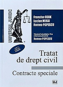 Cărți - Tratat de drept civil - contracte speciale (vol.1)