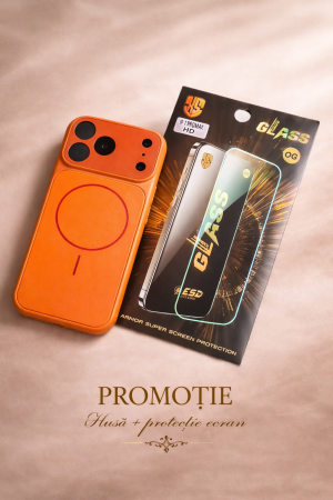 Pachete Promoționale - Husă Iphone 17 Pro Max + Folie Sticlă