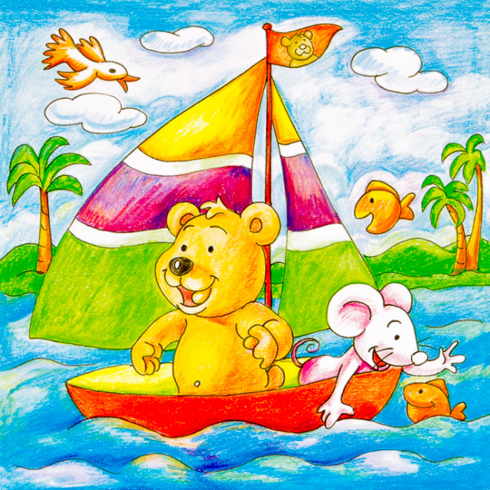 9 darabos fa kocka puzzle állatokkal járművekben [6]