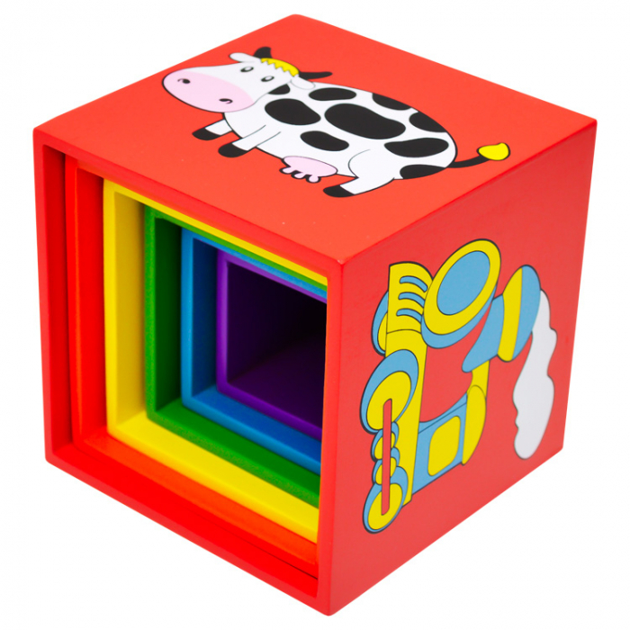 Bábel tornya építőkocka, Viga Toys [3]