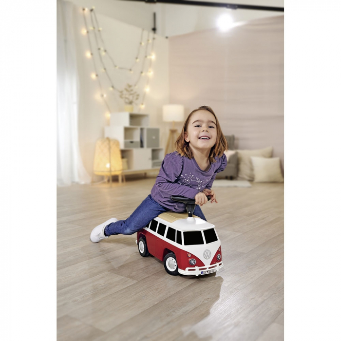 Big Baby VW T1 piros tolható kisautó [18]