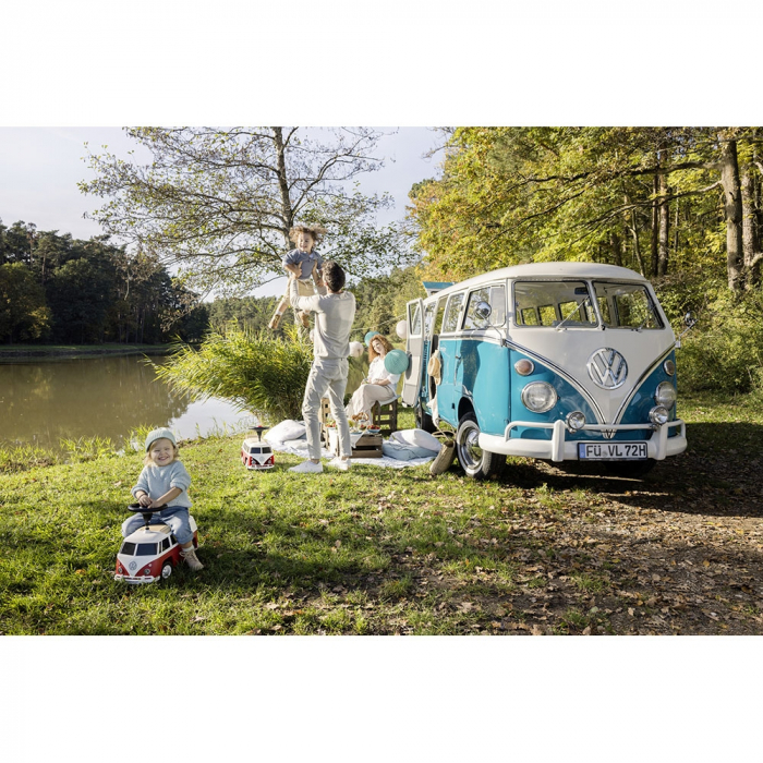 Big Baby VW T1 piros tolható kisautó [7]
