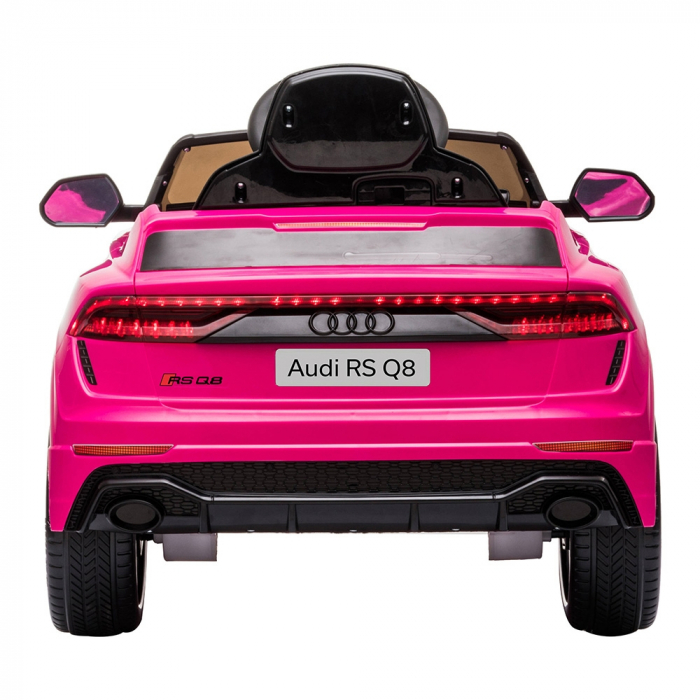 Chipolino Audi RS Q8 elektromos kisautó bőr üléssel és EVA kerekekkel, rózsaszín [3]