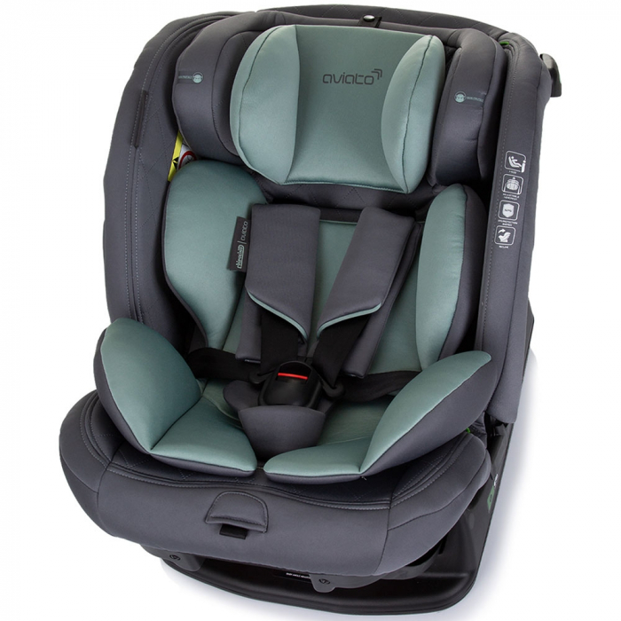 Chipolino Aviato I-Size autósülés 40-150 cm pasztell zöld [6]