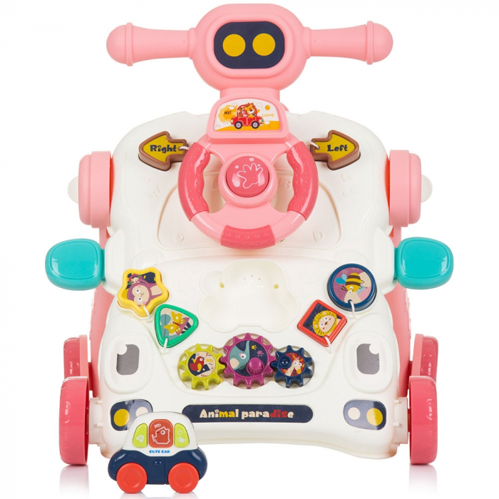 Chipolino Car 3 az 1-ben bébikomp rózsaszín [3]