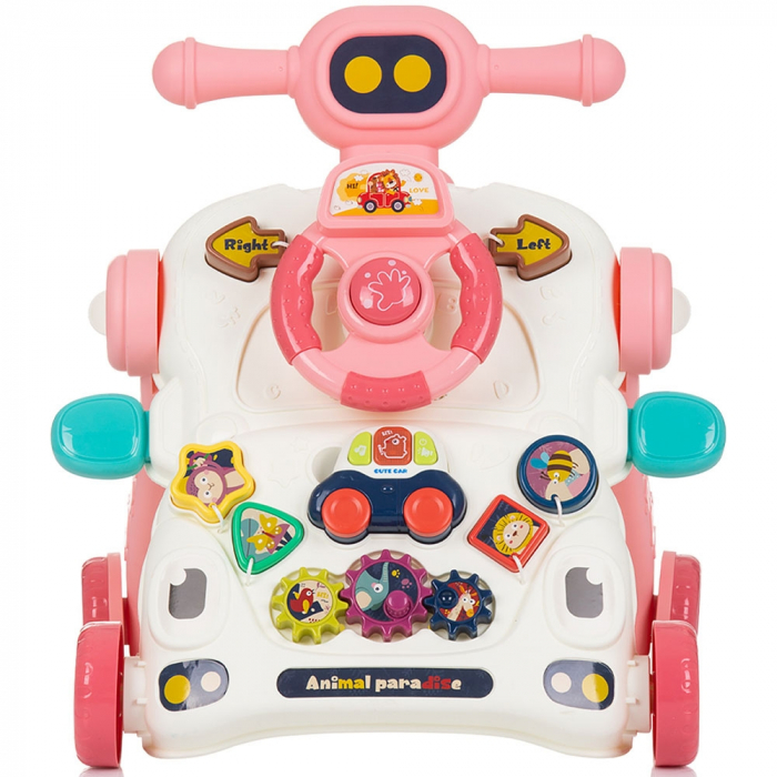 Chipolino Car 3 az 1-ben bébikomp rózsaszín [2]
