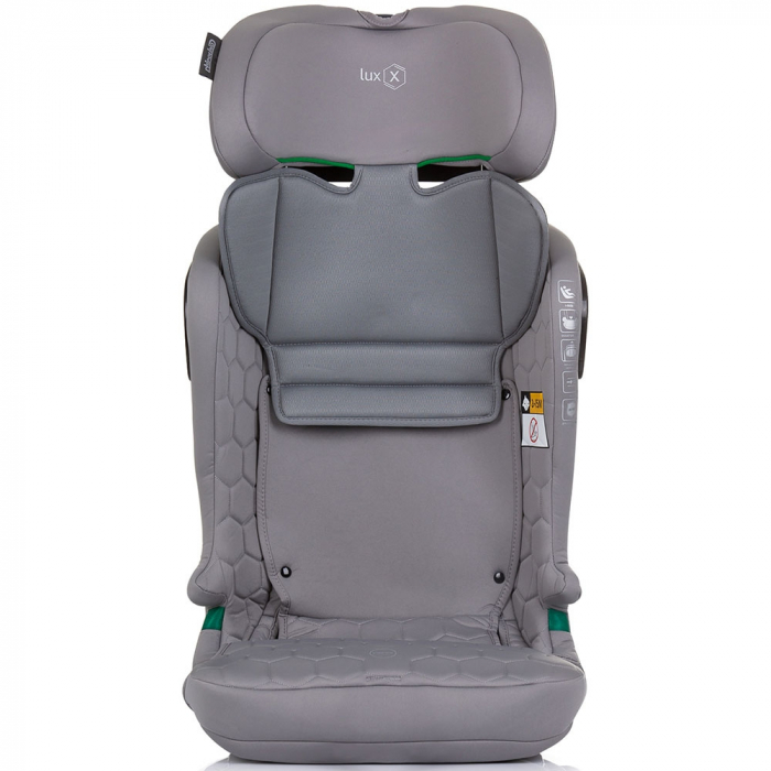 Chipolino Lux X I-Size 76-150 cm autósülés Isofix rendszerrel, gránit színben [3]