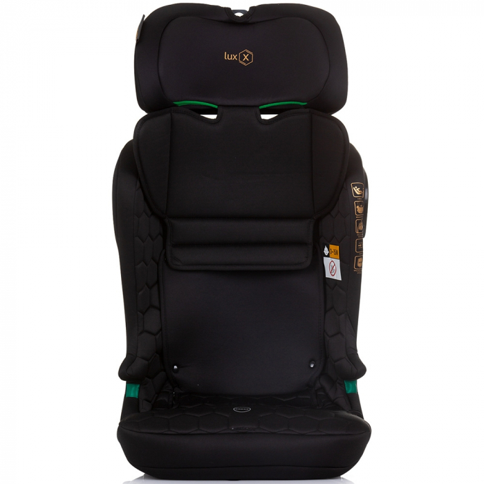 Chipolino Lux X I-Size 76-150 cm autósülés Isofix rendszerrel, obszidián színben [3]