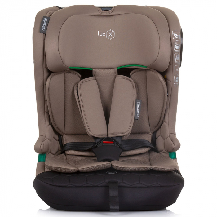 Chipolino Lux X I-Size autósülés 76-150 cm Isofix rendszerrel, macadamia színben [2]