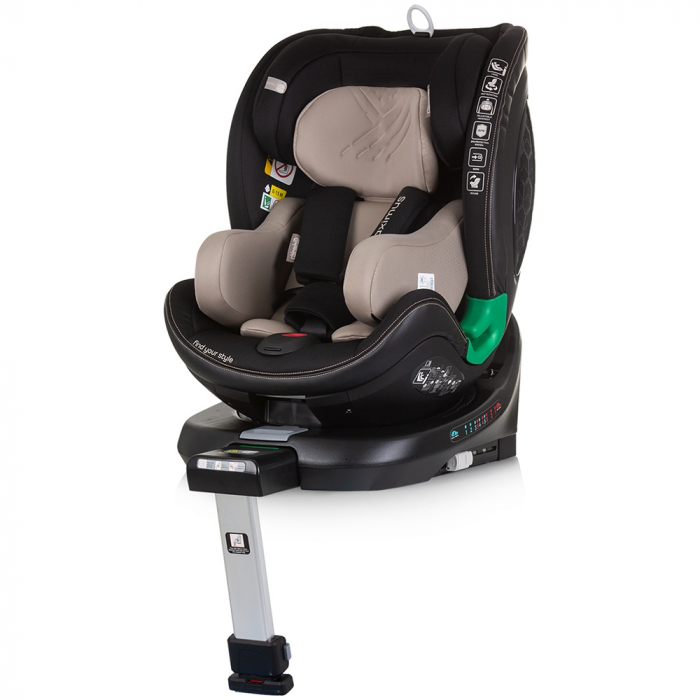 Chipolino Maximus I-Size 40-150 cm autósülés macadamia Isofix rendszerrel [2]