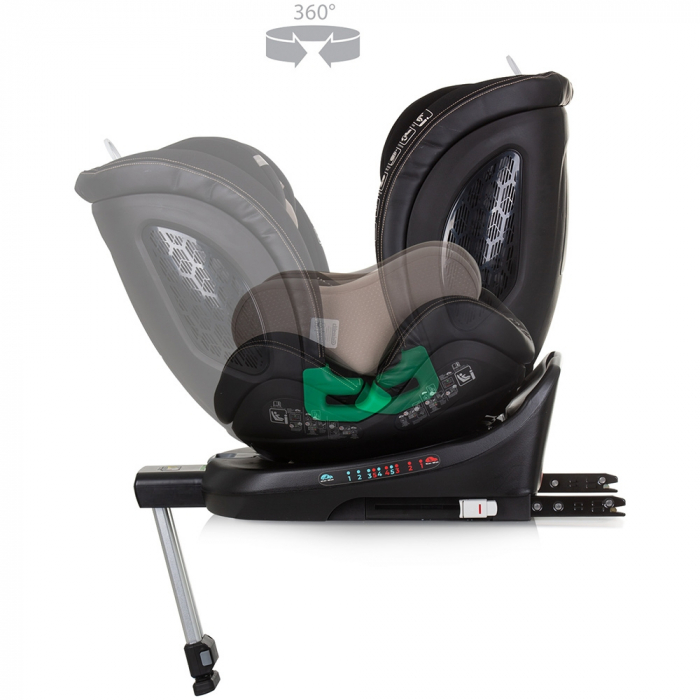Chipolino Maximus I-Size 40-150 cm autósülés macadamia Isofix rendszerrel [7]