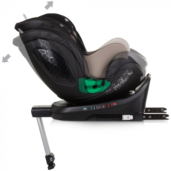 Chipolino Maximus I-Size 40-150 cm autósülés macadamia Isofix rendszerrel [8]