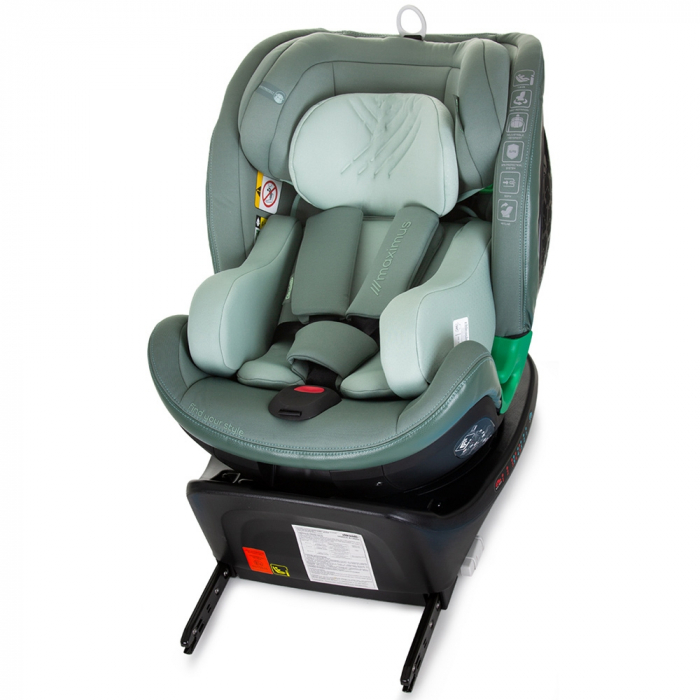 Chipolino Maximus I-Size 40-150 cm-es autósülés pasztell zöld színben, Isofix rendszerrel [10]