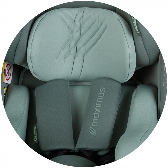 Chipolino Maximus I-Size 40-150 cm-es autósülés pasztell zöld színben, Isofix rendszerrel [14]