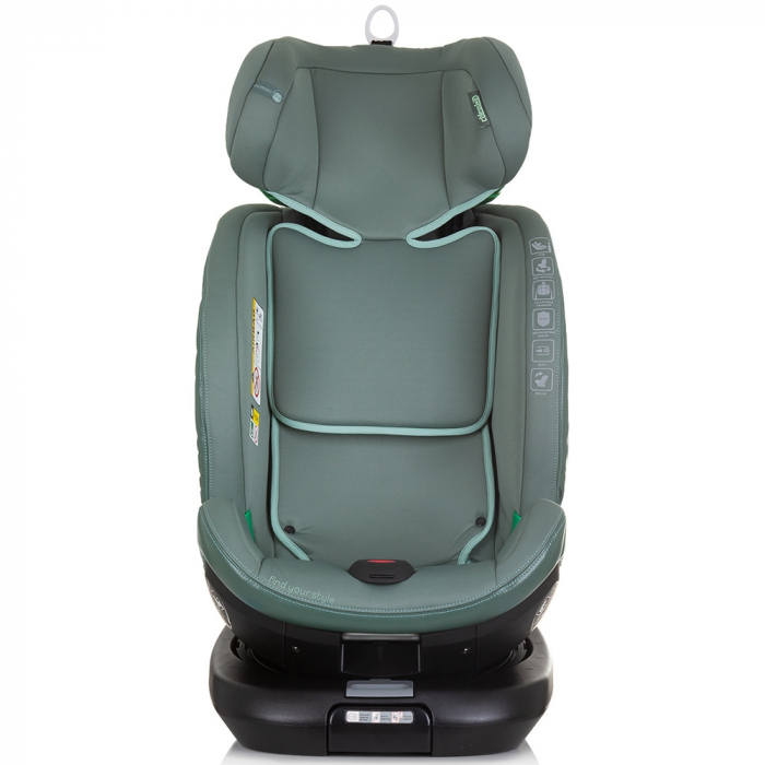 Chipolino Maximus I-Size 40-150 cm-es autósülés pasztell zöld színben, Isofix rendszerrel [9]