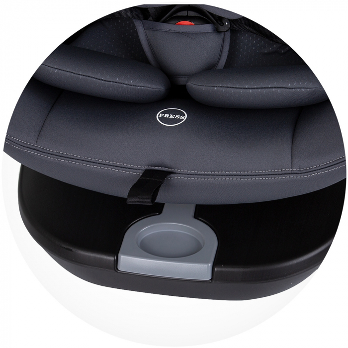 Chipolino Motion I-Size 40-150 cm-es autósülés gránit színben, Isofix rendszerrel [15]
