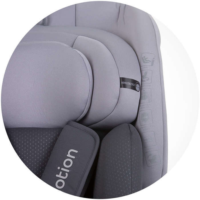Chipolino Motion I-Size 40-150 cm-es autósülés gránit színben, Isofix rendszerrel [13]