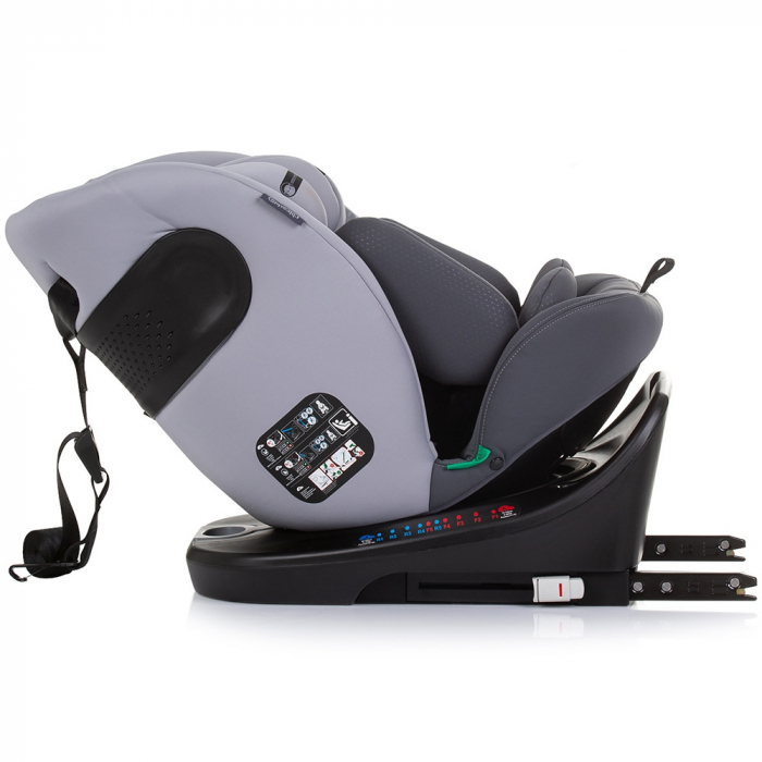 Chipolino Motion I-Size 40-150 cm-es autósülés gránit színben, Isofix rendszerrel [9]