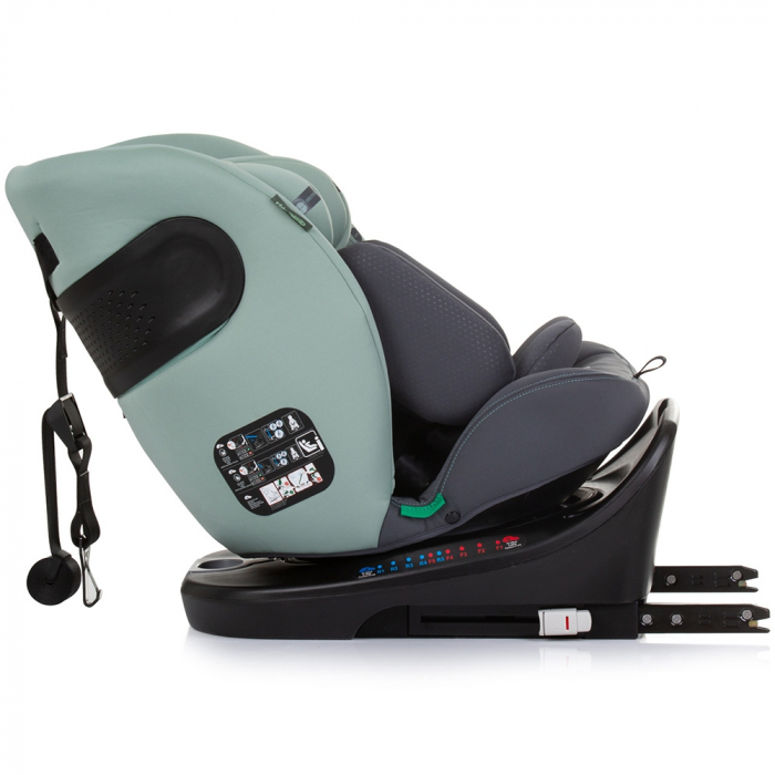 Chipolino Motion I-Size 40-150 cm-es autósülés pasztellzöld színben, Isofix rendszerrel [8]