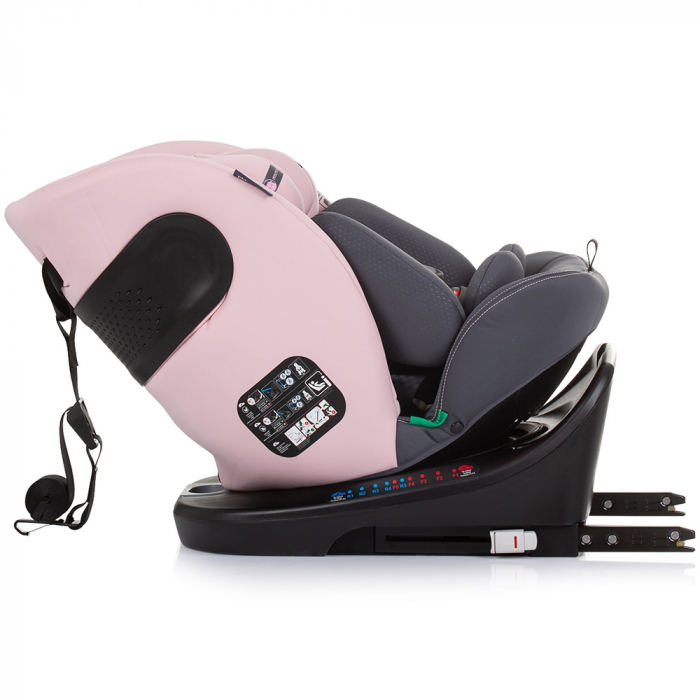 Chipolino Motion I-Size 40-150 cm-es flamingó autósülés Isofix rendszerrel [9]