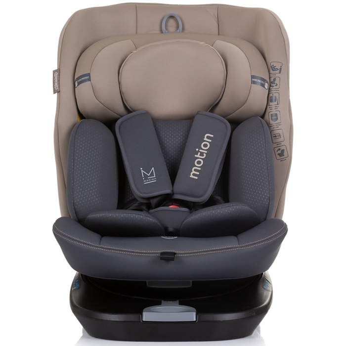 Chipolino Motion I-Size 40-150 cm macadamia autósülés Isofix rendszerrel [2]