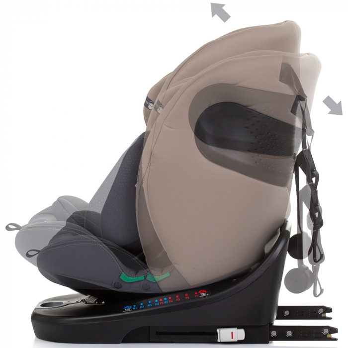 Chipolino Motion I-Size 40-150 cm macadamia autósülés Isofix rendszerrel [5]