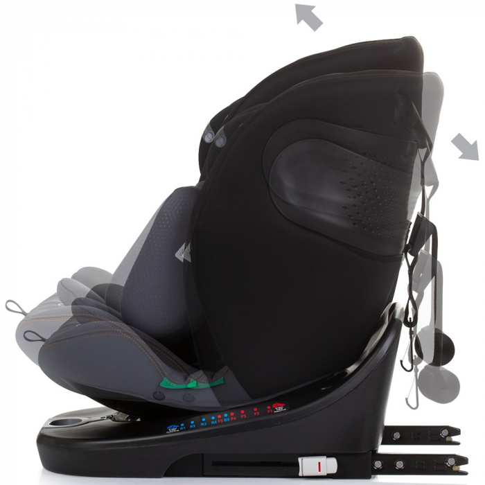 Chipolino Motion I-Size 40-150 cm obsidian autósülés Isofix rendszerrel [5]