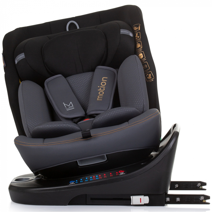 Chipolino Motion I-Size 40-150 cm obsidian autósülés Isofix rendszerrel [6]