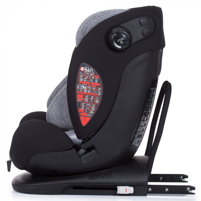 Chipolino My Size autósülés 0-36 kg I-Size 40-150 cm platina Isofix rendszerrel [4]
